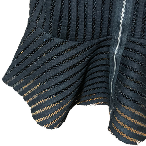 J.O.A Los Angeles -  Zipper netted fluted Vest - Women size M - Picture 4 of 4